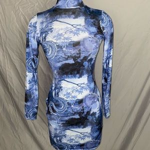 Blue Tight Fitted Dress